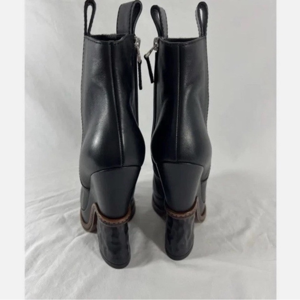 Fendi Black and Blue Heeled Boots - Picture 3 of 4